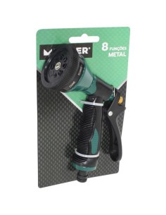 PISTOLA DE RIEGO METAL 8 FUNCIONES MADER