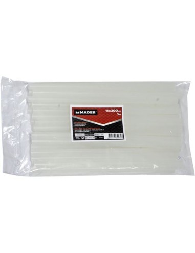 1KG BARRAS DE PEGAMENTO SILICONA TRANSPARENTE 11 X 300MM