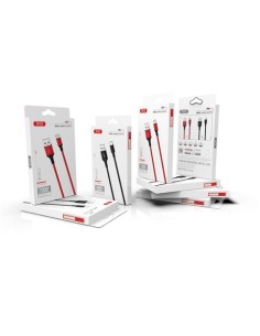 CABLE NB143 CORDON USB - MICRO USB | 2.4A | 2 MTR | ROJO XO 2