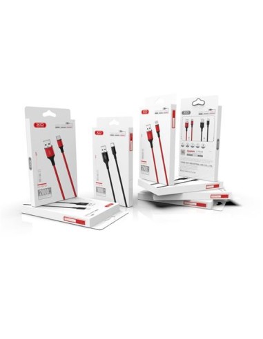 CABLE NB143 CORDON USB - MICRO USB | 2.4A | 2 MTR | ROJO XO