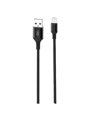 CABLE NB143 CORDON USB - MICRO USB | 2.4A | 2 MTR | NEGRO XO