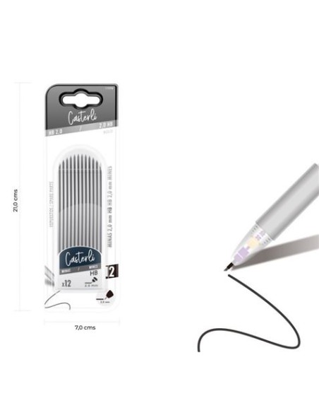 ESTUCHE DE 12 MINAS 2.0MM CASTERLI