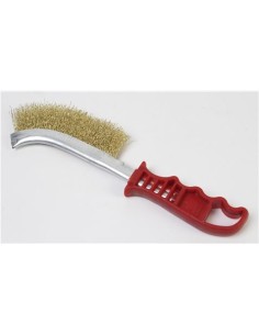 CEPILLO ALAMBRE LATONADO 200MM MANGO PLASTICO SINDEX 2
