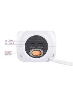 BASE MULTIPLE 3 TOMAS + 4 USB NANOCABLE 2