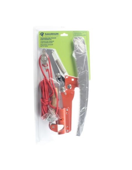 TIJERA DE PODAR CON SERRUCHO EXTENSIBLE SAURIUM