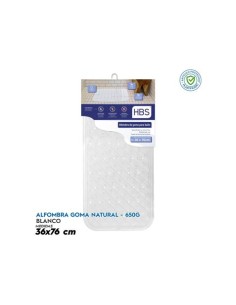 ALFOMBRA GOMA NATURAL - 650G BLANCO HBS