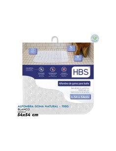 ALFOMBRA GOMA NATURAL - 700G BLANCO HBS