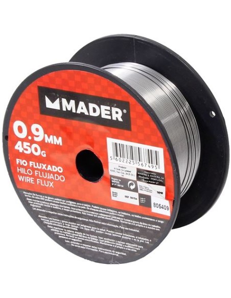HILO SOLDAR FLUX 0.9MM 450 GR MADER