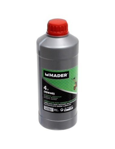 LUBRICANTE SINTÃ‰TICO 4T 10W40. 1L MADER