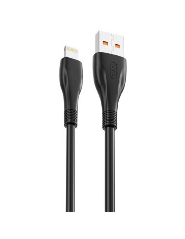 CABLE NB185 CARGA RAPIDA USB - LIGHTNING | 6A | 1 METRO | NEGRO XO