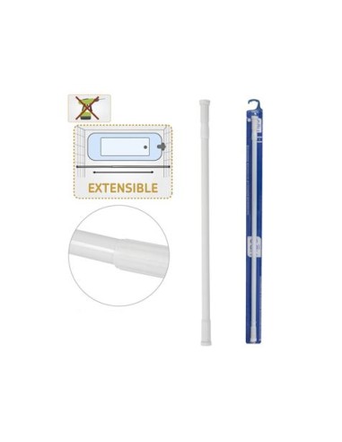 BARRA EXTENSIBLE BAÃ‘O ALUMINIO 22MM 140-260 HBS