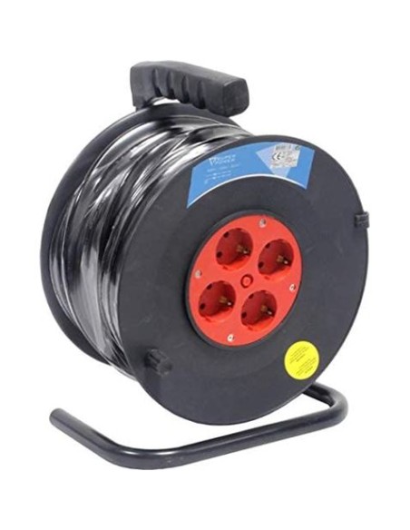 ENROLLADOR DE CABLE 50 METROS CABLE 3X1.5MM SUPER POWER