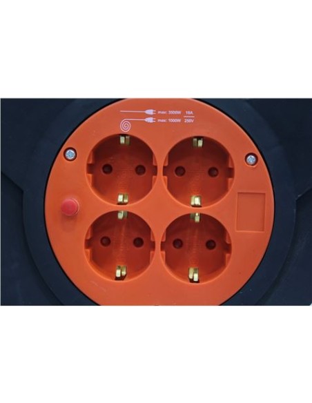 ENROLLADOR DE CABLE 25 METROS CABLE 3X1.5MM SUPER POWER