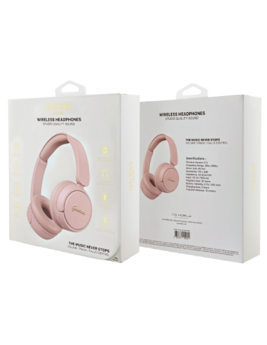 GUESS AURICULAR BLUETOOTH SCRIPT ROSA